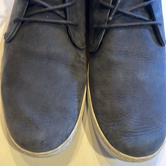 Cole Haan Grand OS mid classic shoe sneakers suede navy blue lace ups men’s - Picture 8 of 12